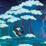 Pishi atrapado en una tormenta