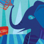 Un elefante ocupa mucho espacio