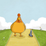 La gallina y el ciempiés